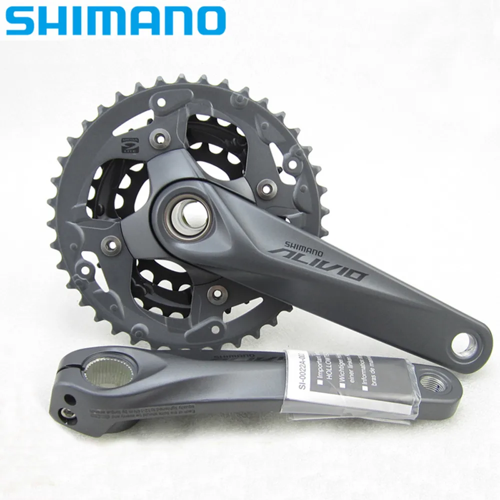 Shimano Alivio Crank Crankset FC-M4050 w or w//o BB52 for M4000 HollowTech