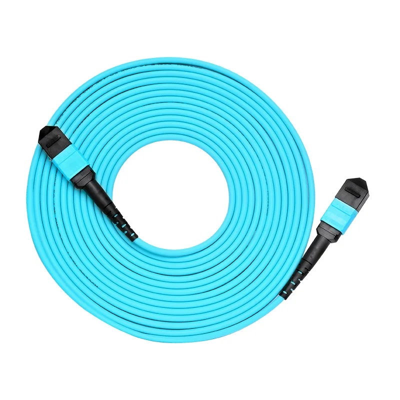 

3M MPO 8 Core Fiber Optic Patch Cord Cable 10GB 50/125 OM3 Multimode Fiber Optic Cable