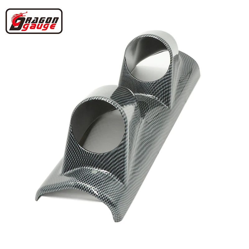 

Dragon gauge Universal 52mm carbon Lines A Pillar tachometer Gauge 2 Holder Pods left-hand drive gauge pod gauge tpilliar