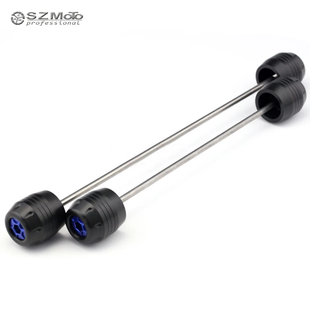 

Rear & Front Axle Fork Crash Sliders Wheel Protector For YAMAHA YZF-R3 YZF-R25 MT-03 MT-25 Motorcycle CNC