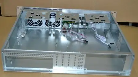 Ultra Short 2U Aluminum Panel Silver Industrial
