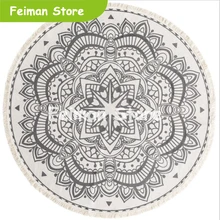 120X120 см мягкие тканые круглые ковры для гостиной, спальни, хлопковые ковры, домашний ковер, коврик для двери, декоративный ковер для дома