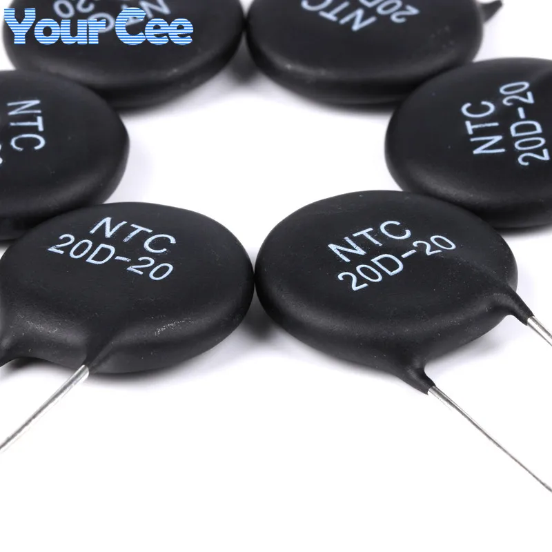 5 шт. термисторный резистор NTC 20D 20 20D20 тепловой резистор|resistor capacitor|resistor switchthermistor