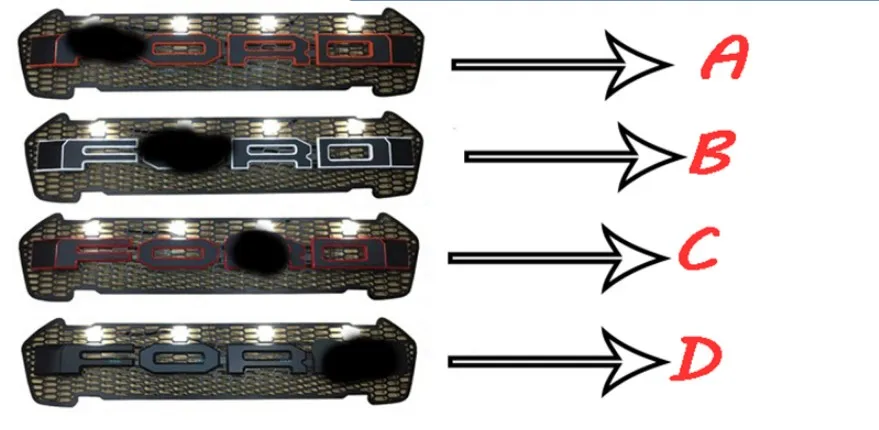 Гоночные решетки решетка черный гриль планки для Ranger wildtrak T7 T8 txl пикап-18 Передняя Маска Крышка