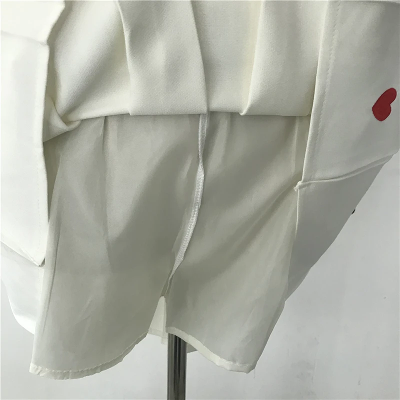 Женская плиссированная юбка в Стиле Лолита Harajuku Kawaii милые юбки с вышивкой Милая Мини школьная форма Saia Faldas Дамская Jupe SK6683