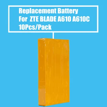

New Arrival 10Pcs/Pack Replacement Battery 4000mah for ZTE Blade A610 A610C A610T BA610C BA610T Mobile Phone High Quality