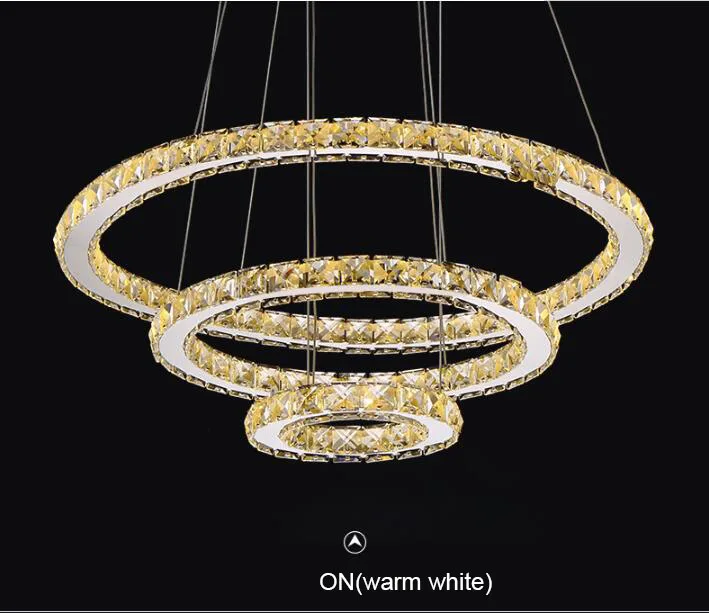 Modern LED Crystal Chandelier Lights Lamp Pendant Hanging Ceiling Fixtures Cristal Lustre Chandeliers Lighting for Living Room