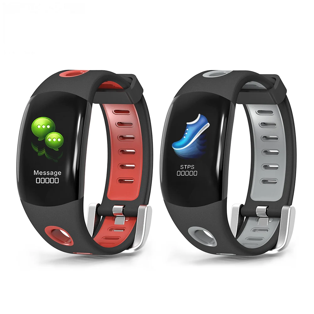 FATMOON DM11 Smart Bracelet 0.96'' OLED 3D UI Fitness Heart Rate Tracker Media Message Display Women Men Sports Smart Wristband