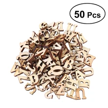 

Unfinished Wooden Capital Letters Alphabet Wood Cutout Discs Decorative Letters For Patchwork Scrapbooking Arts Crafts DIY