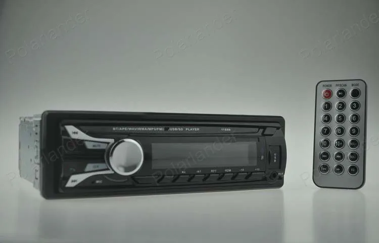 Автомобильный радиоплеер, MP3 FM/USB/1 Din/пульт дистанционного управления/USB порт 12 V автомобильная аудиосистема Steoro Автомобильный MP3, Съемная передняя панель, новинка