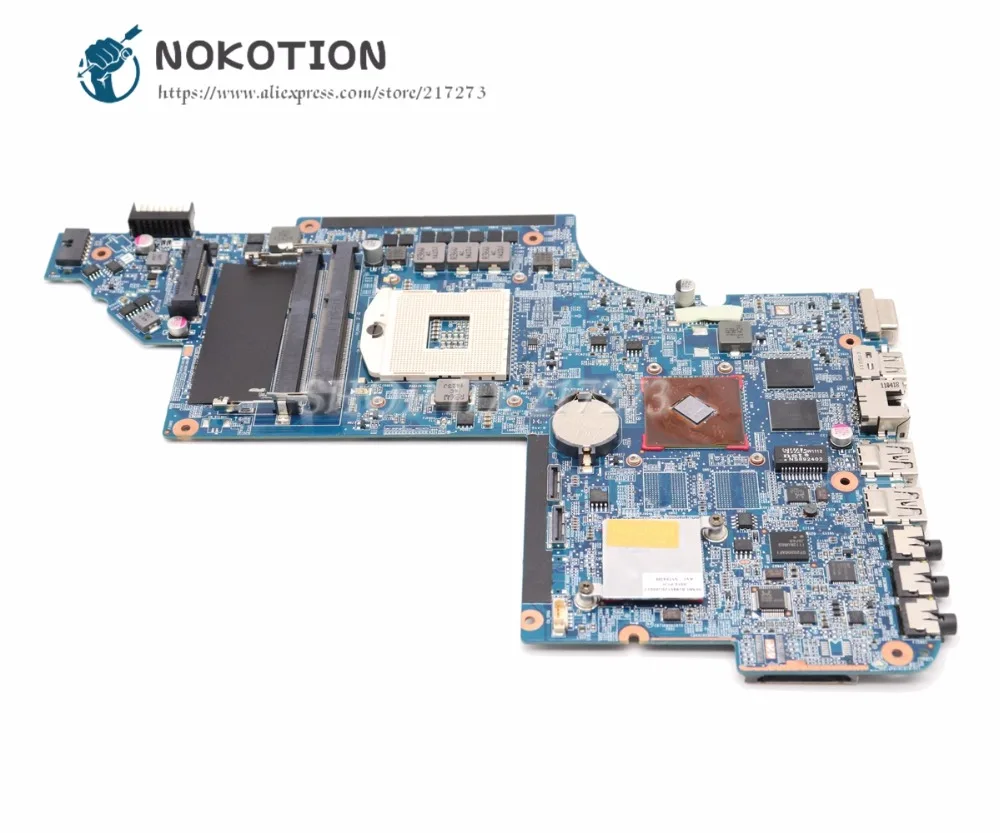 NOKOTION 641487-001 Laptop Motherboard For HP Pavilion DV6 DV6-6000 MAIN BOARD HM65 DDR3 HD6490M Video card NOKOTION 641487-001 Laptop Motherboard For HP Pavilion DV6 DV6-6000 MAIN BOARD HM65 DDR3 HD6490M Video card