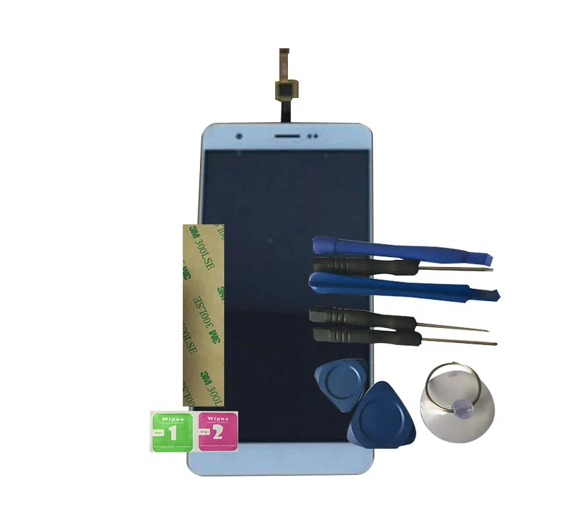 

RYKKZ For Uoogou F4 LCD Display With Touch Screen Digitizer Assembly Replacement With Tools+3M Sticker