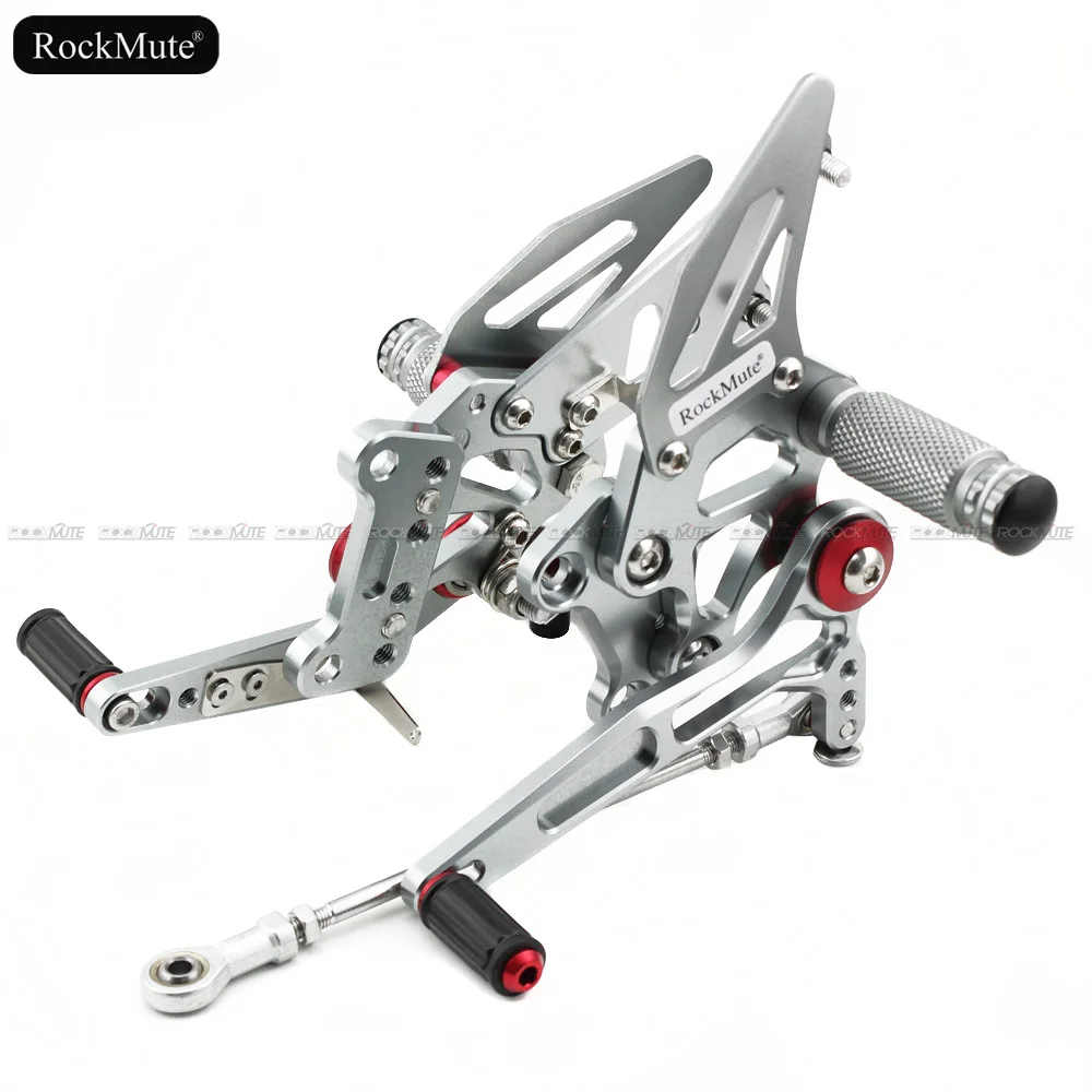 

CNC Aluminum Motorcycle Adjustable Rearset Rear Set Foot Pegs Pedal Footrest For KAWASAKI Ninja 250R 2008 2009 2010 2011 2012