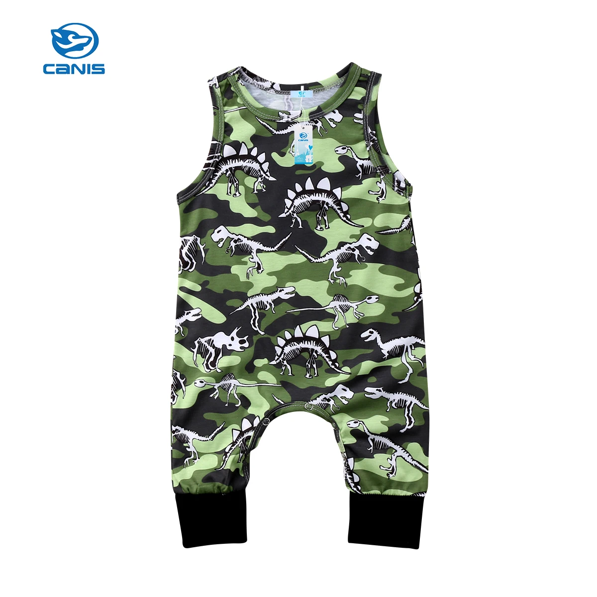 Fashion Newborn Infant Baby Girls Boys Camo Dinosaur Outfit Clothes