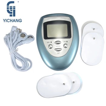 

Tens pads electrode muscle stimulator abdominal muscle machine tens therapy device ems acupuncture massager with four pads