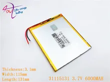 31115131 3,7 V 30115130 батареи dual core, gemei G6T, VI40 dual core, A11 Quad-Core, tablet pc батареи 6000 MAH SGR241