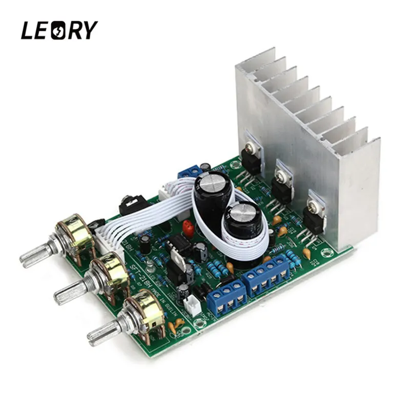 

LEORY TDA2030A 2*18W 2.1 Channel Subwoofer Audiio Amplifier Chip Board Compatible with LM1875 79 x 95 x 60mm
