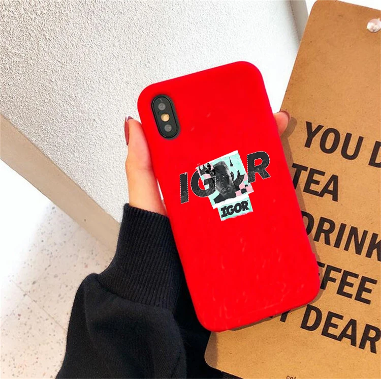 Tyler, The Creator- IGOR Colored soft silicone phone case for iphone 6 6s 6plus 7 7plus 8 8plus XR XS XSMAX 11 pro - Цвет: DHSR-21933