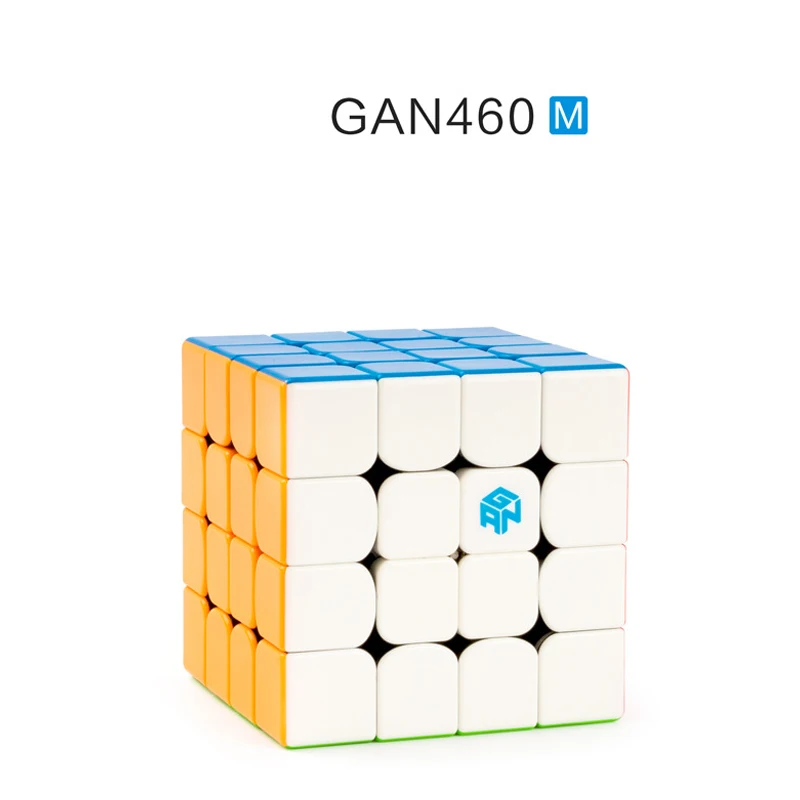 Cubos de Velocidade Brinquedo das Crianças 4 por 4 Cubo Magnético 4x4 Mágica 4x4x4 Velocidade Gan460m Magico Quebra-cabeça Profissional Gan 460 m 4 Cheap Cubos mágicos