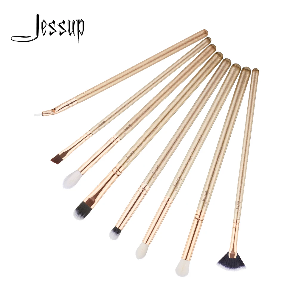 

New Jessup brushes 8pcs Makeup Brushes Set maquiagem profissional completa Eyeshadow Concealer Fan Liner Blending Brushes T417