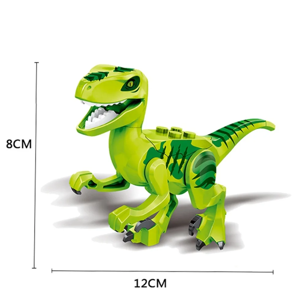 9pcs/set Legoings Jurassic Dinosaurs Bricks Building Blocks Set Kids Toys World Park Dinosaur  Guguetes Compatible Legoing