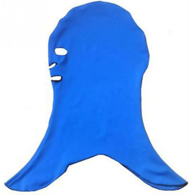 Facekini Lycra Swimming Caps Anti UV Jellyfish Nylon Head Mask Ear Long