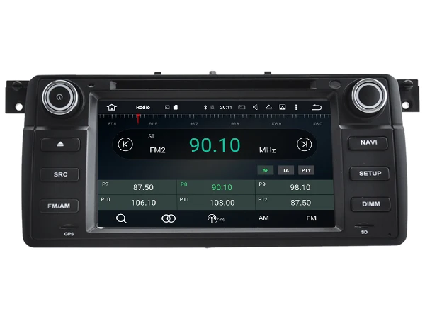 Cheap Ips screen Android 8.0 Car Dvd Navi Player FOR BMW E46 (1998-2006)/M3 (1998-2006) gps auto stereo audio multimedia 2