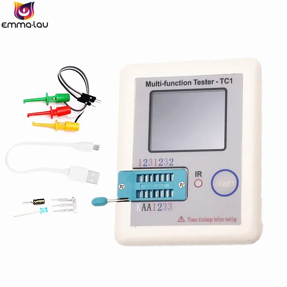 

LCR-TC1 3.5inch Colorful Display Transistor Tester Multifunctional TFT Backlight Diode Triode Capacitance Test Muiltmeter