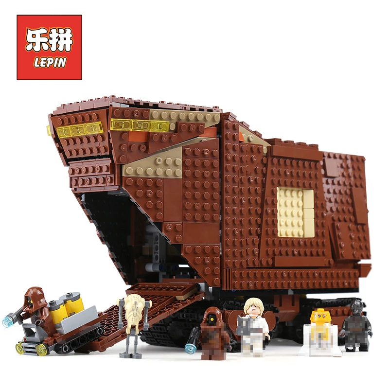 

Lepin 05146 Starwars Sandcrawler Model Set Star Plan Wars 75220 Building Blocks Bricks Educational Children Collection Toys