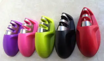 

Portable Kitchen Knife Sharpener Sharpening Tools For Knife Two Stages Diamond Sharpener Professional