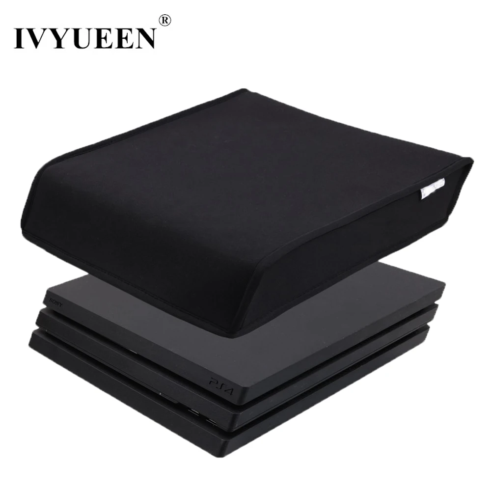 IVYUEEN пылезащитный чехол для sony Playstation 4 PS4 Pro консоли мягкий пыли неопрена крышки рукава для горизонтальной место - изображение
