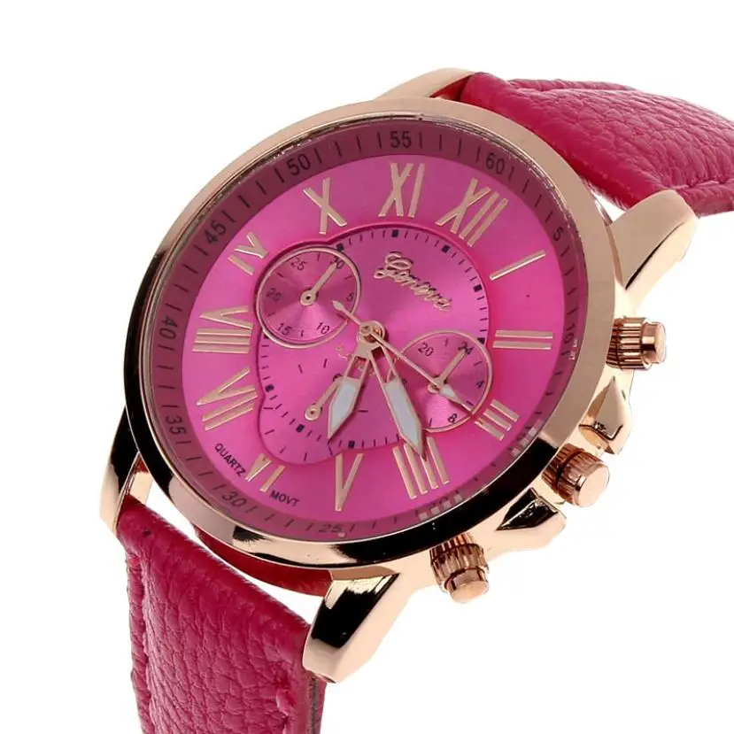 Susenstone часы женские люксовый бренд с кожаными часами мужские спортивные женские часы Классические наручные часы винтажные повседневные часы - Цвет: f