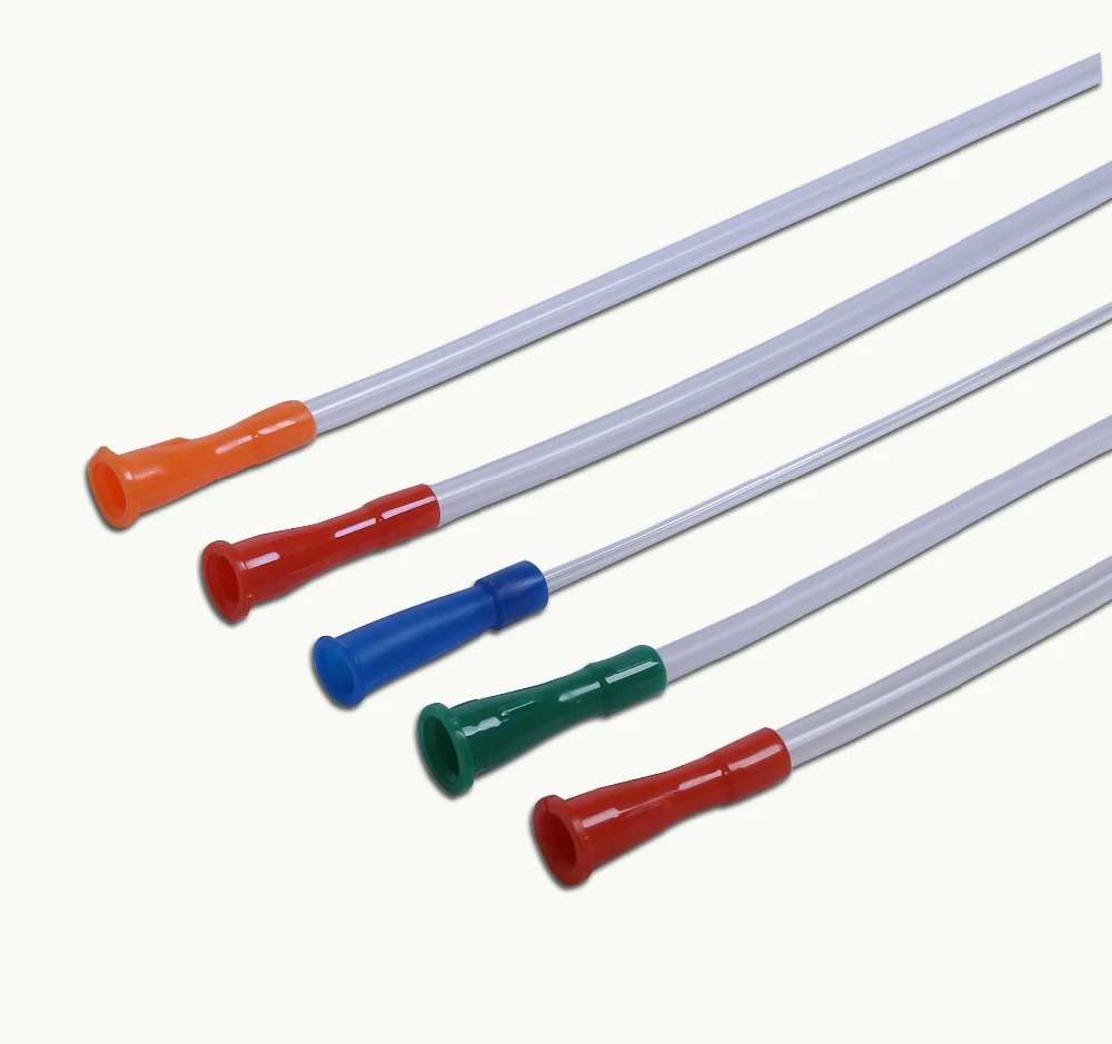 PVC sterilized Intermittent urinary Catheter nelaton catheter Fr12,Fr14