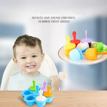 Силиконовая мини форма для мороженого на палочке Фруктового