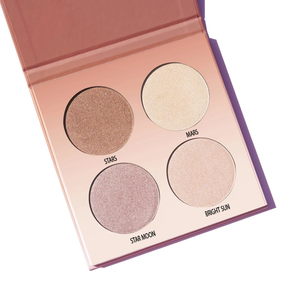 Цена Aurelife Glow комплект Shimmer Выделите Контур Палитры читая Макияж лицо Палитры свечение комплект порошок Просветитель Комплект Maquiagem