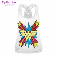 Женский спортивный жилет с 3D принтом, рубашка для йоги, футболка для пробежек для девочек, футболка без рукавов для фитнеса, майка с перекрестной полоской, топы для тренировок, спортивная блузка