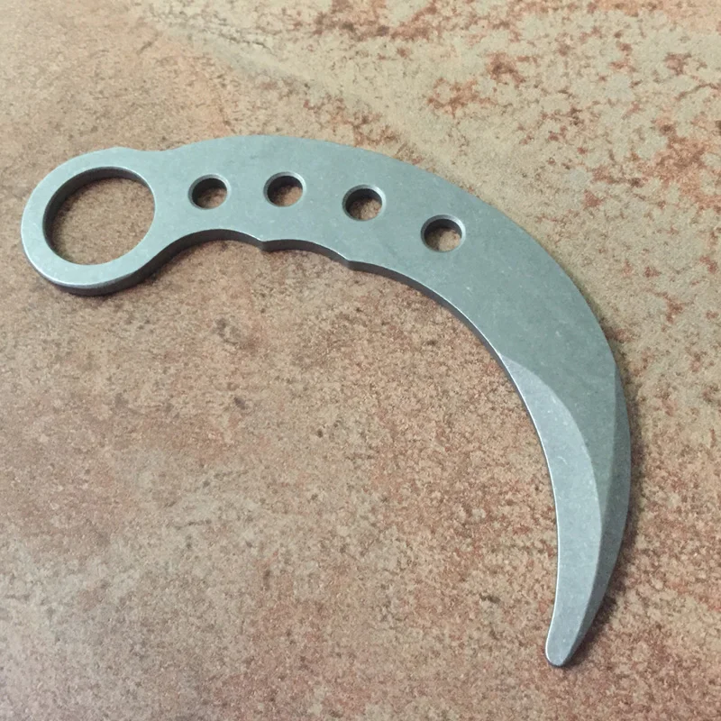 Тренировочный нож the one karambit, нож для активного отдыха, карманный тактический нож для выживания, инструмент для резки, не острый тупой инструмент