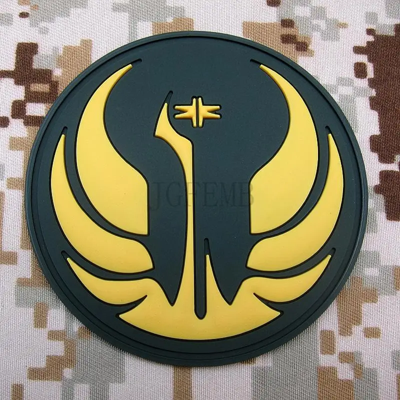 Green The Jedi Order Insignia Old Republic 3D PVC patch PB1446 | Дом и сад