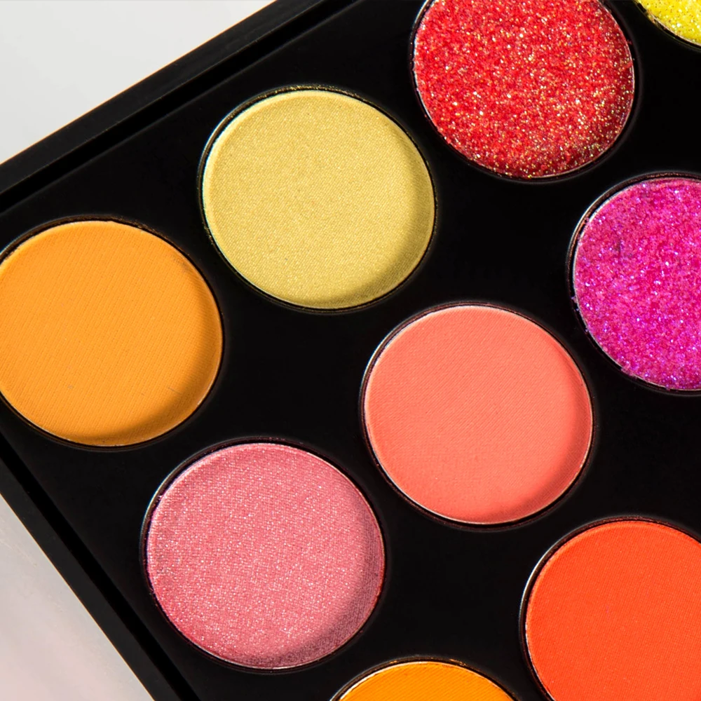 Colorful Eyeshadow Pallete Glitter Highlighter Shimmer Matte Make up Pigment Eye Shadow Palette 35 Pans