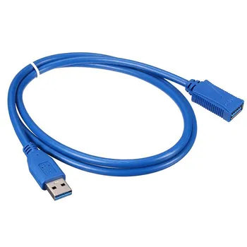 

Computer Accessories USB 3.0 Male to Female Data Cable Extension Cord High Quality Cable Blue for Laptop PC Camera Cable L0304