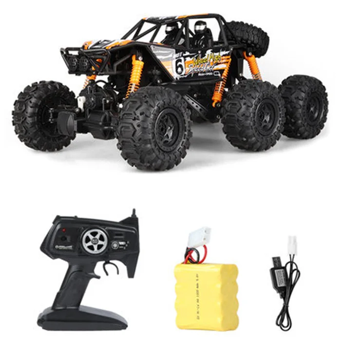 

High-Speed Remote Control Car Toys 2.4G 6-Wheels RC Drift Racing Car - RTR 10km/H Powerful Motor Waterproof Technology Gifts Toy