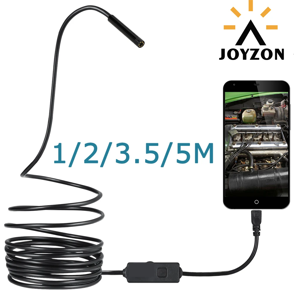 Лидер продаж 1/2/3 5/5 м 720P HD USB эндоскопа камера 2MP 8 мм водостойкий Змея пробки
