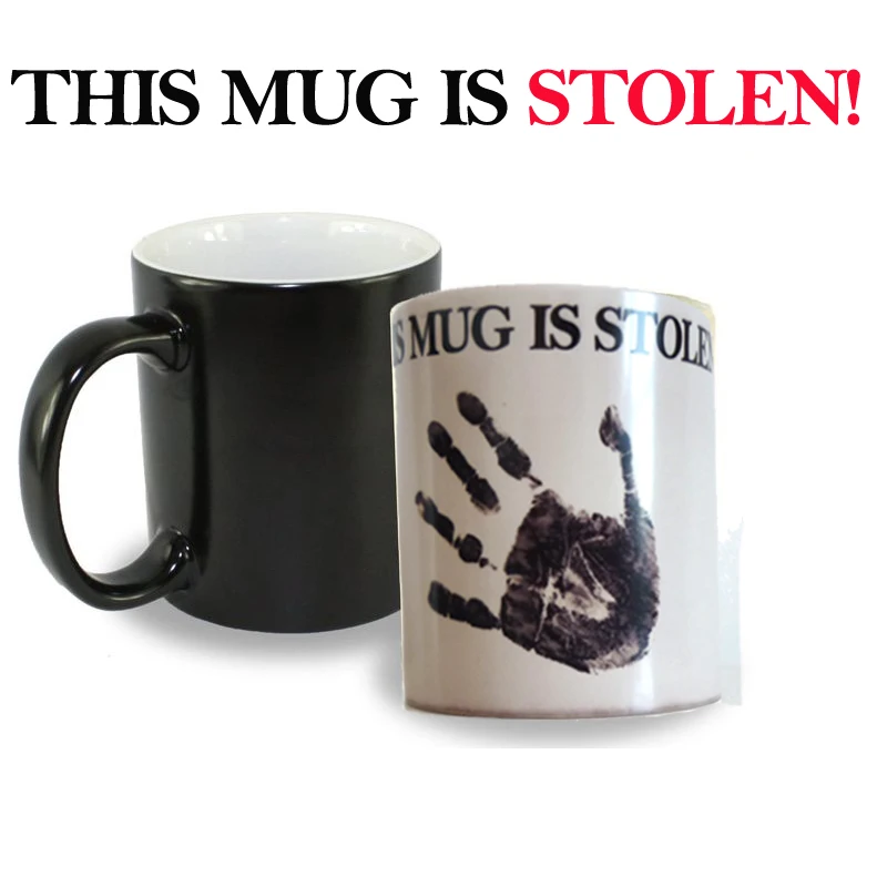 InGwest By Ukraine. Heat Sensitive Color Changing Coffee Mug