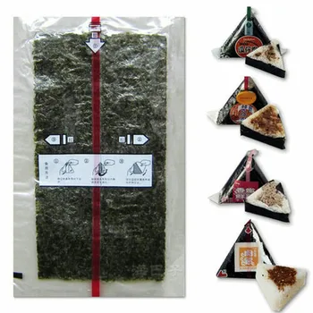 

100sheets Sushi Nori Seaweed AAA quality Dark green Nori sushi alge, top selling nori sushi onigiri nori