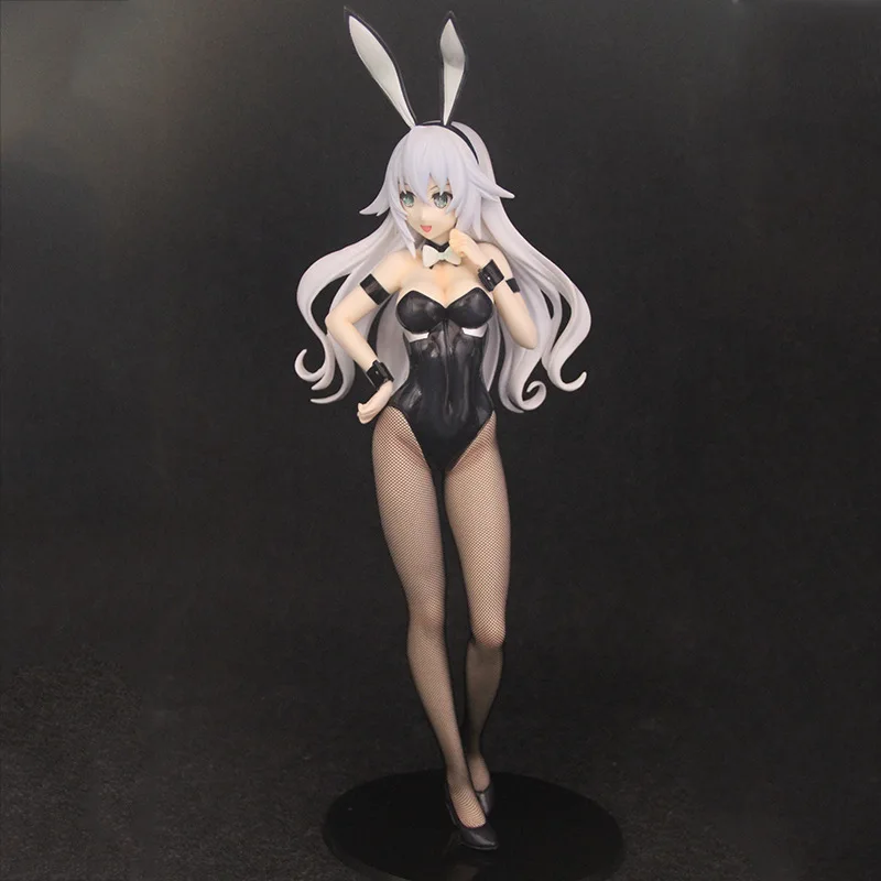 

1/4 FREEing Choujigen Game Neptune Lastation Guardian goddess Noire/black Heart Bunny girl Ver PVC Model Toy Box 43cm N679