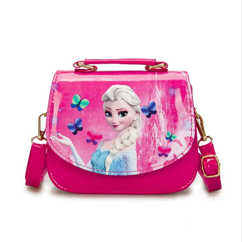 Модная детская сумка с принтом принцессы из мультфильма, милая детская сумка на плечо, сумки на плечо для девочек, Снежная королева, сумки на плечо для дочки - Цвет: photo color
