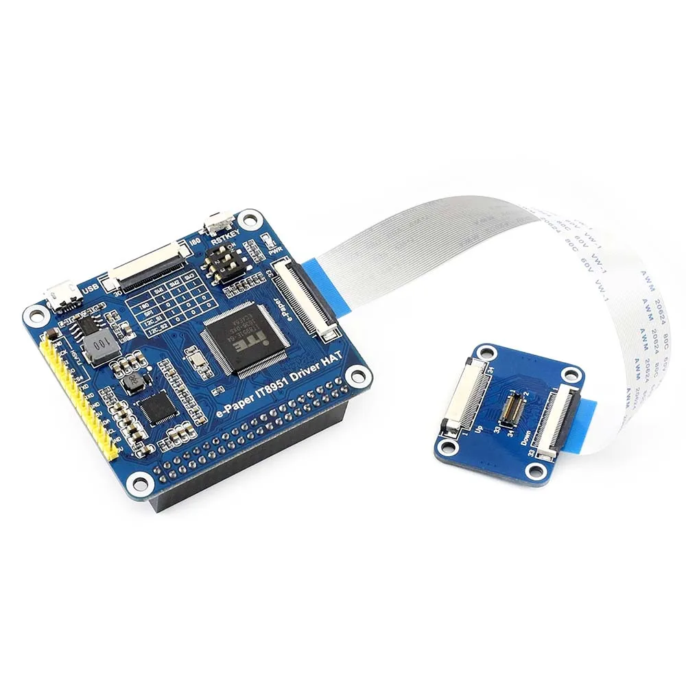 Waveshare 6 дюймов E Ink дисплей шляпа для Raspberry Pi 800*600 Разрешение e Бумага IT8951 контроллер