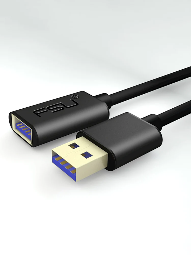 USB кабель-удлинитель USB 3,0 кабель-удлинитель адаптер папа-мама PS4 Xbox компьютер Smart tv клавиатура 0,5 м 1 м 1,5 м 2 м 3 м - Цвет: Серый