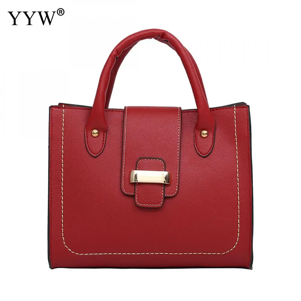 

Luxury Women Bags Designer Red Top-Handle Bag for Female Casual Tote Bag Lady's Handbag Famous Brand Shopping Bag