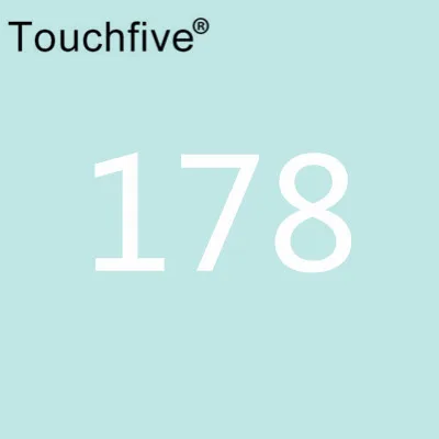 1 шт. TouchFive опционально 168 цветов эскизные маркеры на спиртовой основе маркеры цветной маркер набор художественные принадлежности ручка для школы - Цвет: 178